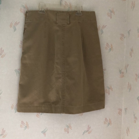 J Crew Cotton Khaki Skirt size 8 - Picture 2 of 7
